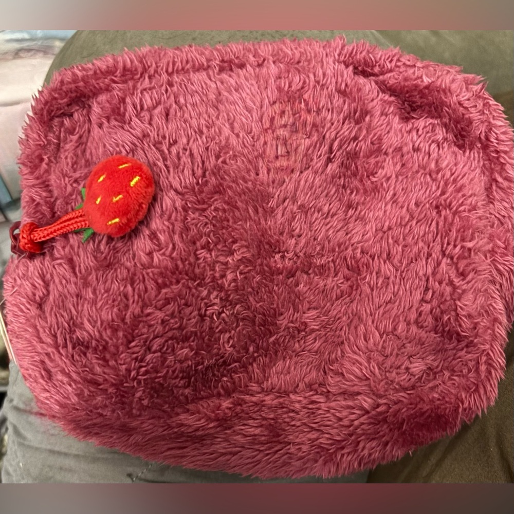 NEW Disney Toy Story LOTSO Bear Pink Plush Zip Cosmetic Case Bag Toys Pencil Pen - Picture 2 of 6